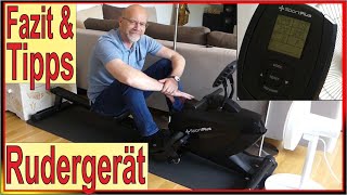 Rudergerät Heimtrainer SportPlus [ Fazit nach 4 Wochen ] Fitnesstraining & Krafttraining zu Hause