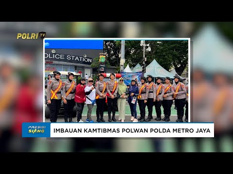 POLWAN POLDA METRO JAYA SAMPAIKAN IMBAUAN HUMANIS DI ACARA ORKES MELAYU GEROBAK SAAT CFD