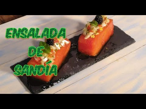 🎯 RECETA DE ENSALADA DE SANDIA [Recetas de Verano] 🍉🍉🍉