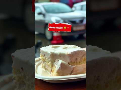 Milk cake in rainy weather