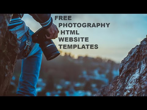 Free Photography HTML Website Templates in 2022 | Photography Templates | Blogybay | Bay of Blogs