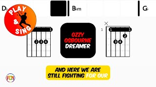 Download lagu OZZY OSBOURNE - Dreamer | Scrolling Guitar Chords & Lyrics mp3