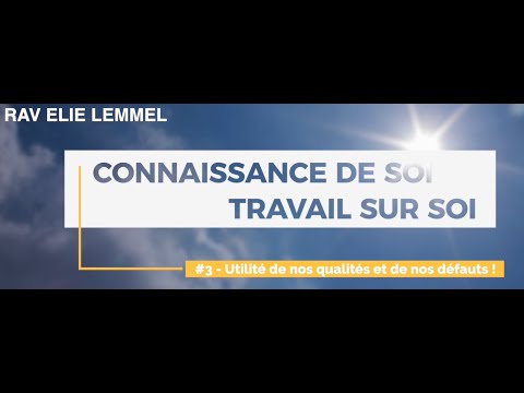 Travail sur soi : #3 - Utilité de nos qualités et de nos défauts !