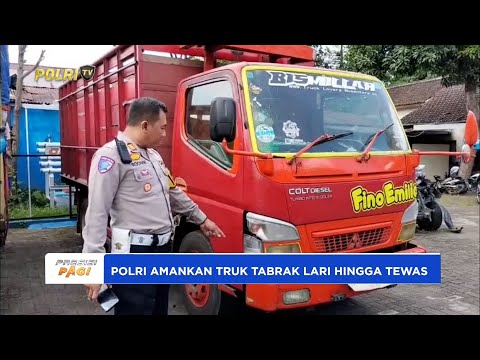 SATLANTAS BONDOWOSO TANGKAP TRUK TABRAK LARI