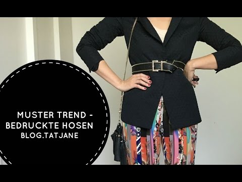 MUSTER TREND: schnell & einfach dein Outfit mit bedruckten Hosen kombiniert