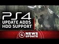 New PS4 Update Detailed, Will Bring External HDD Support - GS News Update