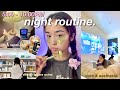 PRODUCTIVE NIGHT ROUTINE ☾*:･ study vlog, self care, living alone, cozy & realistic! 🧖🏻‍♀️