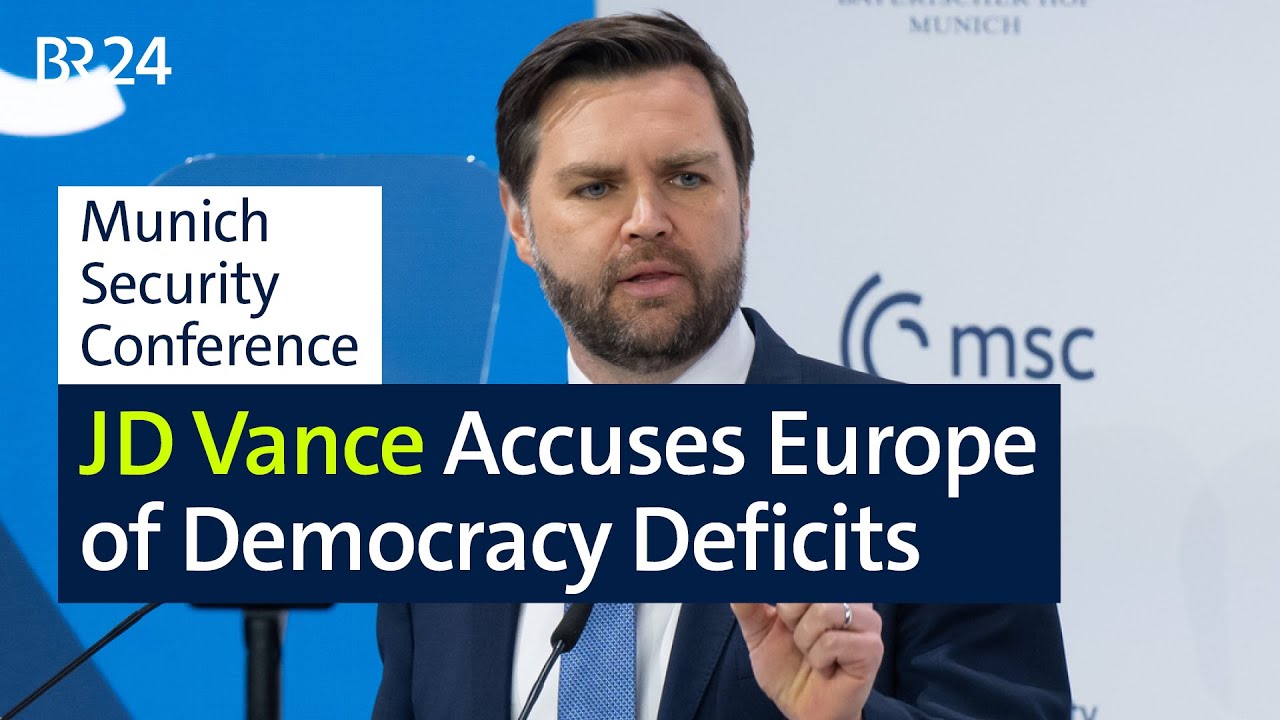 US Vice President Vance criticizes Europe on migration and freedom of speech | BR24