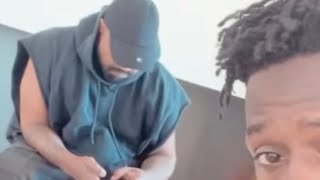 Kanye update: meeting with Antonio Brown (AB) | YZY SHDZ