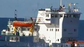 preview picture of video 'ship aground VUOKSA 2 PREVEZA GREECE'