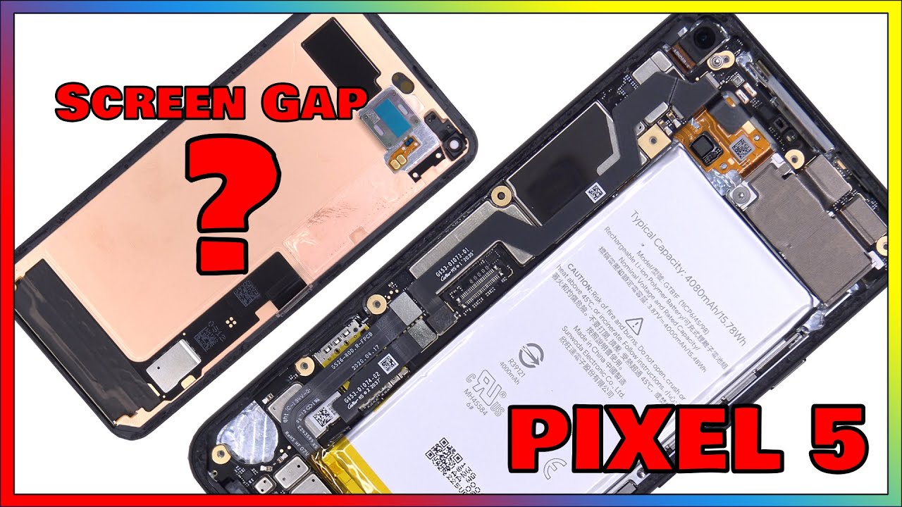 Google Pixel 5 5G Disassembly Teardown Repair Video Review. Screen Gap?