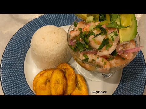 Shrimp Ceviche, Ecuadorian Style