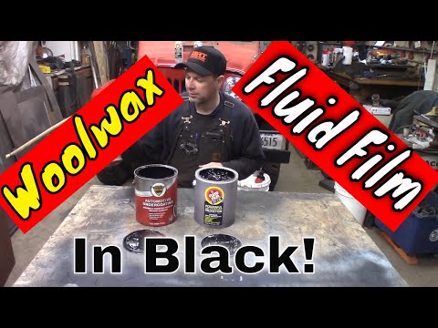 Lanolin Rust Protection Shootout!  Fluid Film Black vs Woolwax Black