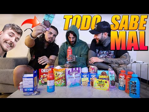 Probando COMIDA BASURA en USA y CALIFICÁNDOLA del 1 al 10 🤕