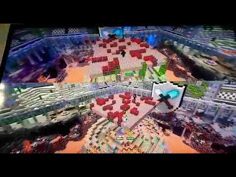 Pelataan minecraftia tuble modissa