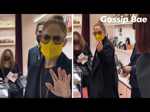 J.Lo confronted by an animal activist leaving Saks Fifth Avenue! Will she go fur-free?