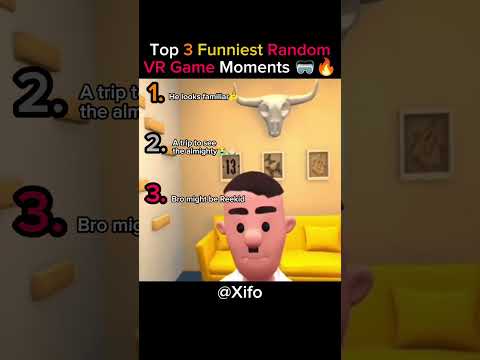 Top 3 Funniest Random VR Game Moments 🥽🔥#funny #vr #shorts #tiktok