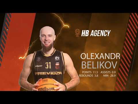 Olexandr Belikov - BC Prievidza, season highlights 2023/2024