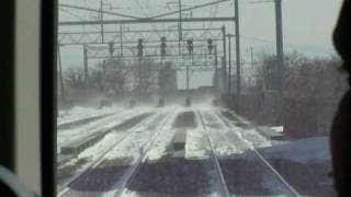 preview picture of video 'SEPTA Post Blizzard - Reading Main Line North Broad to Temple U Station via Silverliner V'