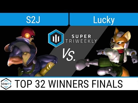 UCSD STW 4 - S2J (Falcon) vs. Lucky (Fox) - SSBM Top 32 Grand Finals Set 1 - Smash Melee