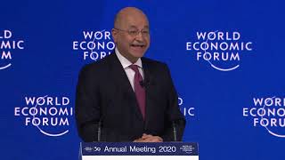 Davos 2020 - Special Address by Barham Salih, President of Iraq