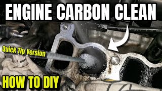 How To Remove Carbon From Engine & Manifold - Simple DIY - Quick Guide