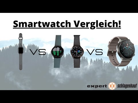 Smartwatch vergleich  Galaxy Watch 4 vs Huawei Watch GT 2 Pro VS Apple Watch x Nike Series 6