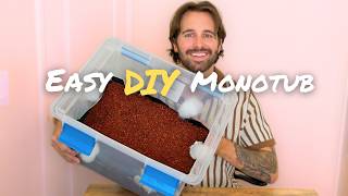 Turn a $10 Tub Into a Mushroom Factory - Easy Monotub Setup for Big Harvests