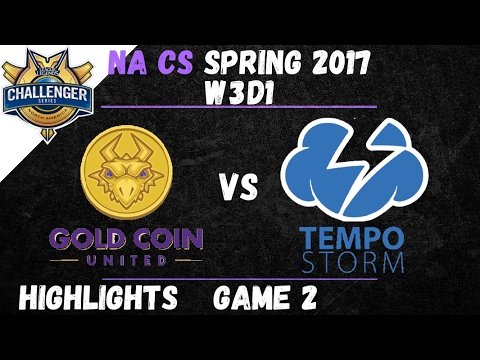 GCU vs TS Highlights Game 2 NA CS Spring 2017 W3D1 Gold Coin United vs Tempo Storm