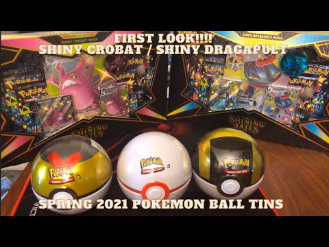 FIRST LOOK!!! SHINING FATES DRAGAPULT/CROBAT VMAX BOXES!!!