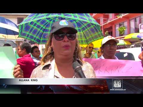 GEORGETOWN RESIDENTS PROTEST ROYSTON KING’S REMOVAL