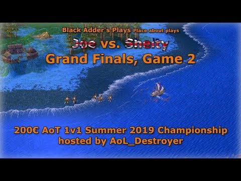 Summer 2019 Championship, GF - Joe vs. Shelty, Game 2 - Age of Mythology: The Titans