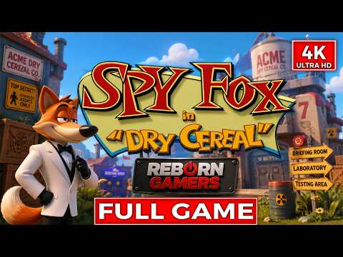 Spy Fox in "Dry Cereal" (1997) Walkthrough 4K UHD Longplay