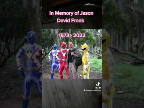 In Memory of Jason David Frank . 1973 - 2022 . Tommy Oliver, (Power Rangers Legend)