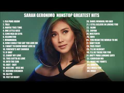 Sarah Geronimo NON STOP Greatest Hits  The Best of Sarah Geronimo Full Album Playlist 2020