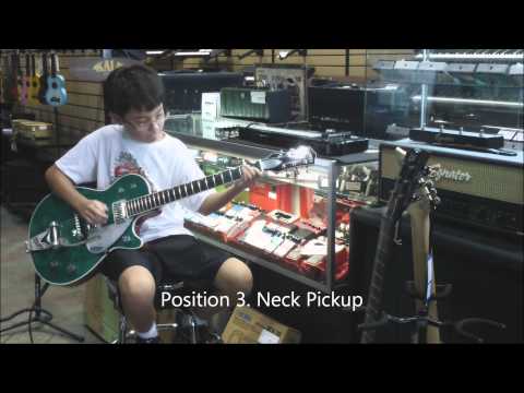 Easy Music Center : 11 Year old Mike Rips it on the Green Sparkle Jet