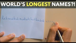 Download lagu World's Longest Names?! mp3 Download lagu World's Longest Names?! mp3