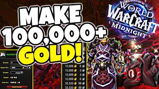 Making Hundreds of Thousands of Gold in Midnight WoW By Crafting PROFESSION GEAR?!