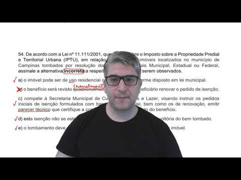 Simulado 2   Leg Tributária ISS Campinas   IPTU e ITBI   Dicler