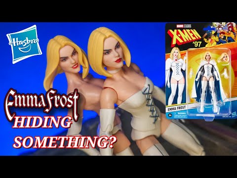 Marvel Legends Emma Frost X-men 97 action figure review and comparison Hellfire Club White Queen