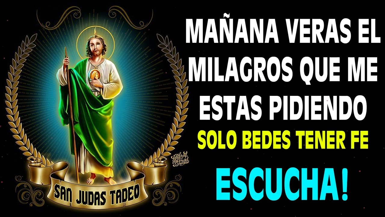 Mañana verás el MILAGRO que me estas Pidiendo Solo Ten FE Y Veras mi poder