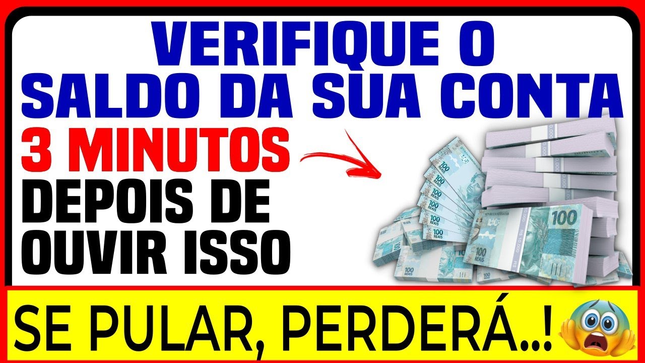 😲 DEUS DIZ: VERIFIQUE SEU SALDO em 3 Min... 🎁 Não Rejeite! | Mensagem de Deus