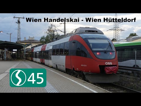 ÖBB 4024 "Talent" Mitfahrt S 45 Wien Handelskai - Wien Hütteldorf | Vorortelinie
