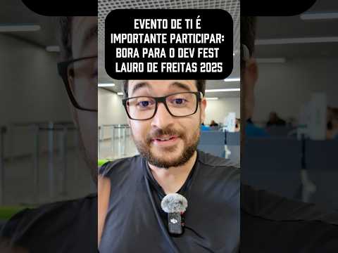 Vlog do DevFest de Lauro de Freitas! #shorts
