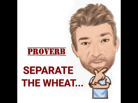 English Tutor Nick P Proverbs (434) Separate the Wheat From the Chaff - Origin