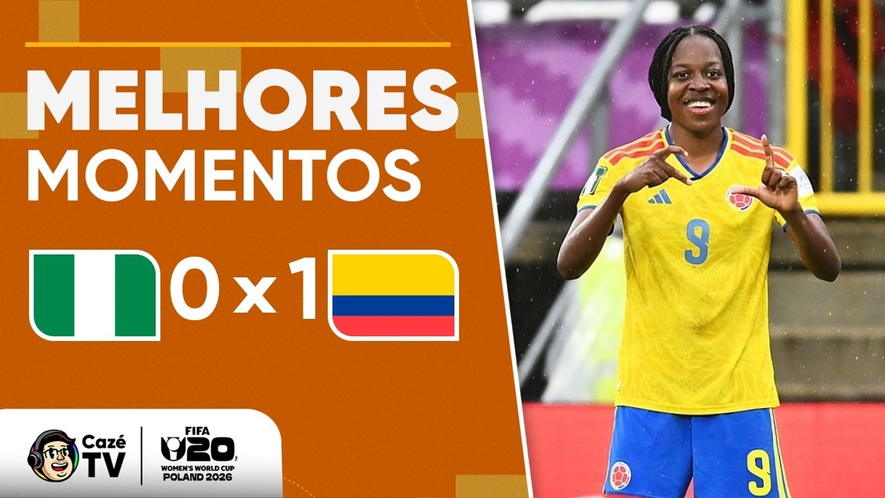 MELHORES MOMENTOS: NIGÉRIA 0 x 1 COLÔMBIA | COPA DO MUNDO FEMININA SUB-20 FIFA 2026 | QUARTAS