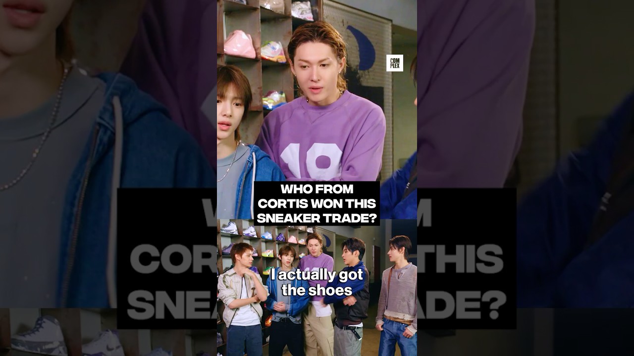 Who from CORTIS won this sneaker trade? #SneakerShopping
