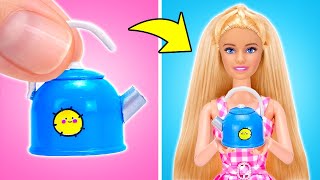🪀 Tiny Dollhouse Kitchen DIY! Make Your Own Mini Cooking Set 🧃