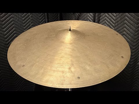 K. Zildjian Istanbul 22" Intermediate Stamp Ride Cymbal 2448g (8 Original Rivets) - TRADED/SOLD