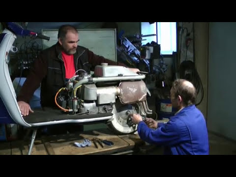 Heinkel-Club Service Video 25 - Hinterradbremstrommel aufsetzen